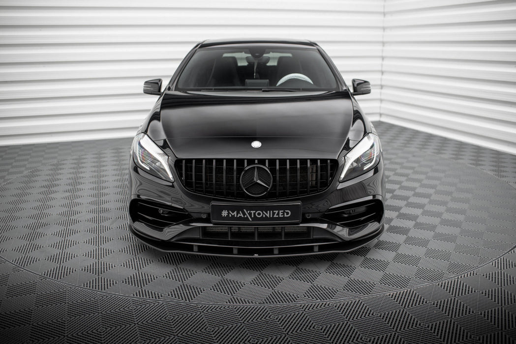 Maxton Design Street Pro Front Splitter Mercedes-Benz A AMG-Line W176 Facelift