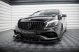 Maxton Design Street Pro Front Splitter + Flaps Mercedes-Benz A AMG-Line W176 Facelift