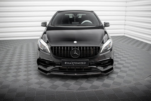 Maxton Design Front Splitter V.1 Mercedes-Benz A AMG-Line W176 Facelift