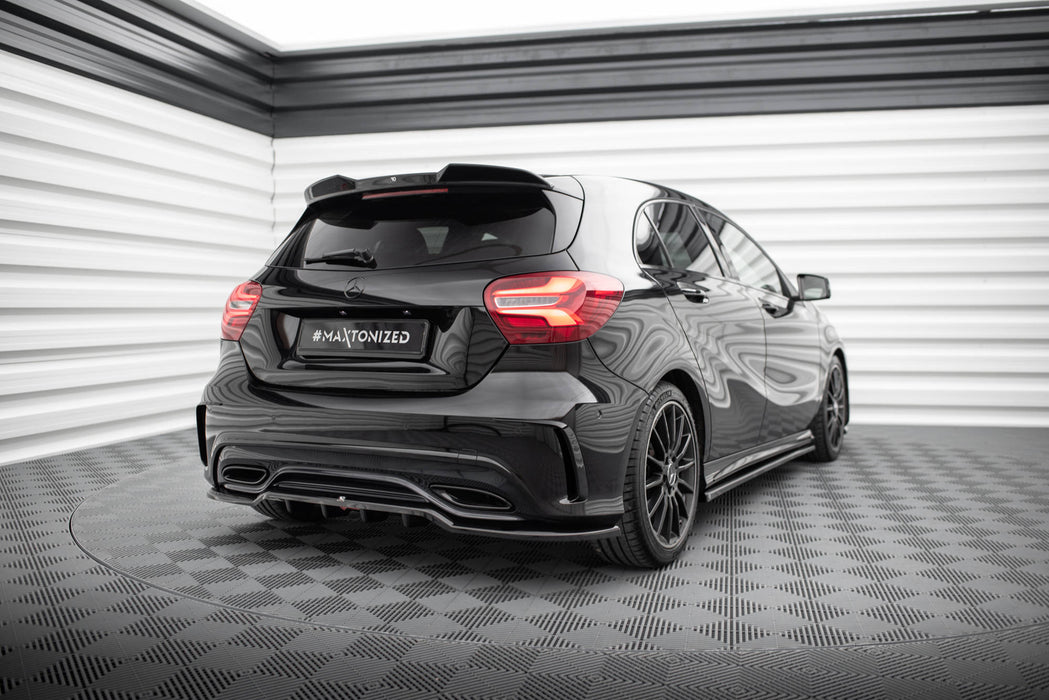 Maxton Design Rear Splitter (with vertical bars) Mercedes-Benz A AMG-Line W176 Facelif