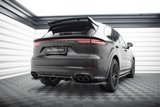 Maxton Design Rear Splitter (with vertical bars) Porsche Cayenne Sport Design Mk3