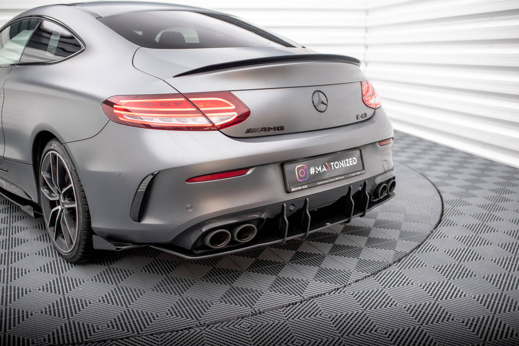 Maxton Design Street Pro Rear Diffuser Mercedes-AMG C43 Coupe C205 Facelift