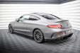 Maxton Design Street Pro Rear Side Splitters + Flaps Mercedes-AMG C43 Coupe C205 Facelift