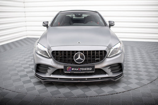 Maxton Design Front Splitter V.1 Mercedes-AMG C43 Coupe / Sedan C205 / W205 Facelift