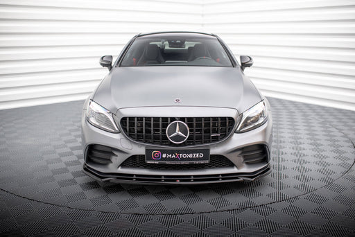 Maxton Design Front Splitter V.2 Mercedes-AMG C43 Coupe / Sedan C205 / W205 Facelift