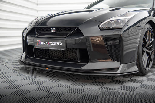 Maxton Design Street Pro Front Splitter Nissan GTR R35 Facelift