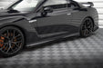 Maxton Design Street Pro Side Skirts Diffusers Nissan GTR R35 Facelift