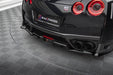 Maxton Design Rear Splitter (with vertical bars) Nissan GTR R35 Facelift