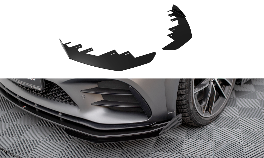 Maxton Design Front Flaps Mercedes-AMG C43 Coupe C205 Facelift