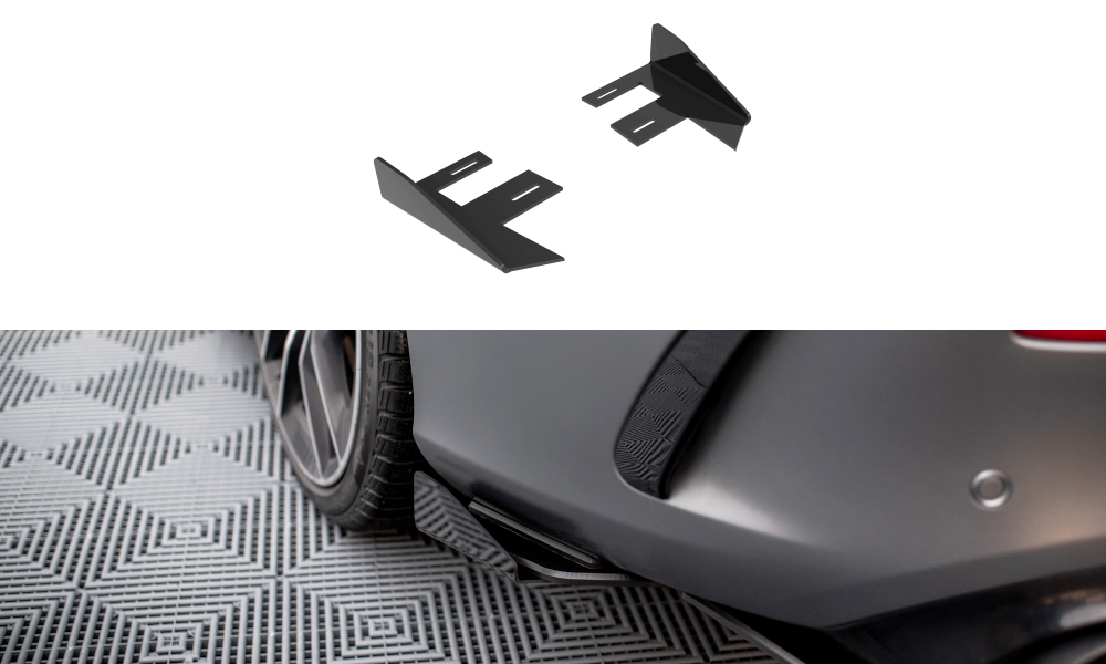 Maxton Design Rear Side Flaps Mercedes-AMG C43 Coupe C205 Facelift