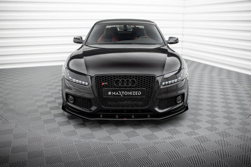 Maxton Design Street Pro Front Splitter + Flaps Audi S5 / A5 S-Line 8T