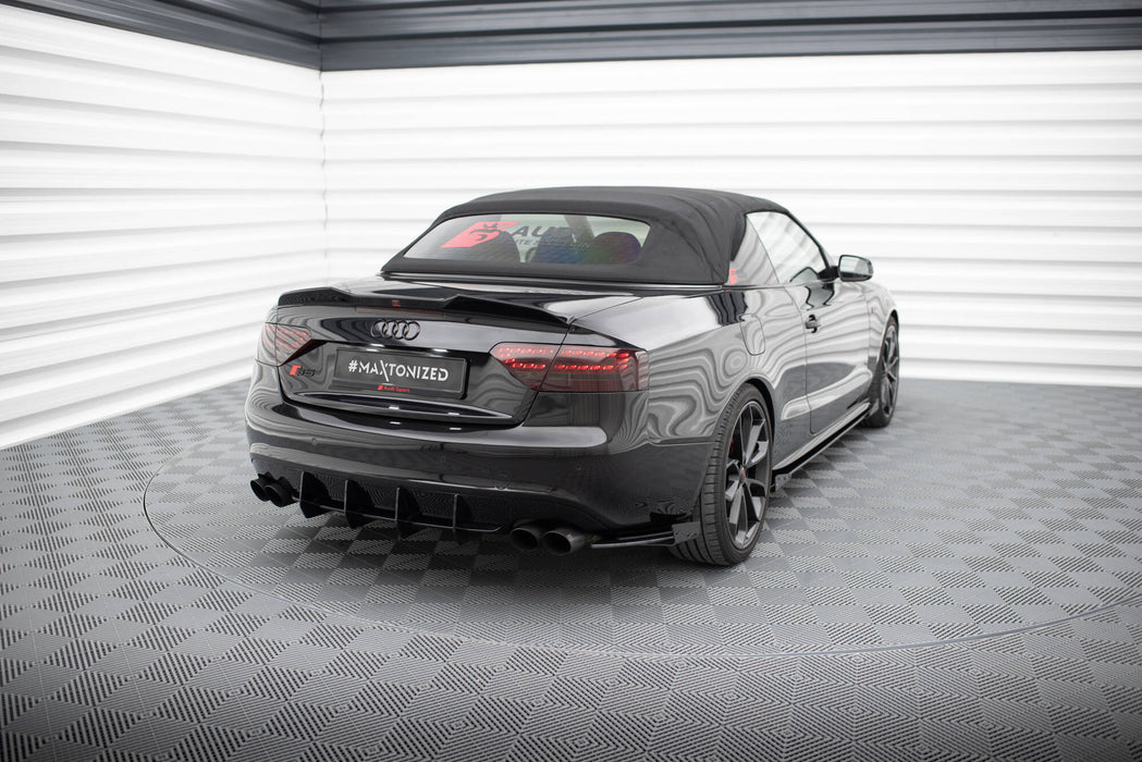 Maxton Design Street Pro Rear Side Splitters + Flaps Audi S5 / A5 S-Line Coupe / Cabriolet 8T