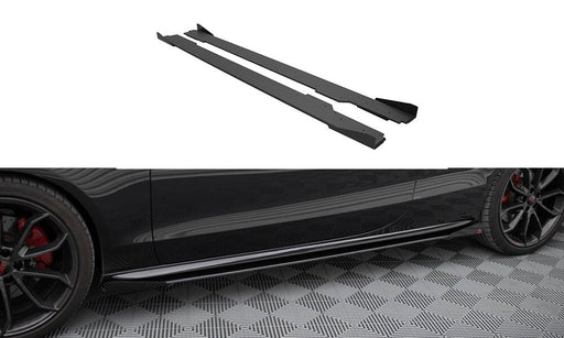 Maxton Design Street Pro Side Skirts Diffusers + Flaps Audi A5 / A5 S-Line / S5 Coupe / Cabrio 8T / 8T Facelift