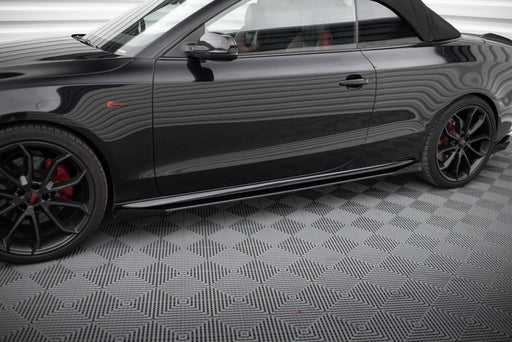 Maxton Design Street Pro Side Skirts Diffusers + Flaps Audi A5 / A5 S-Line / S5 Coupe / Cabrio 8T / 8T Facelift