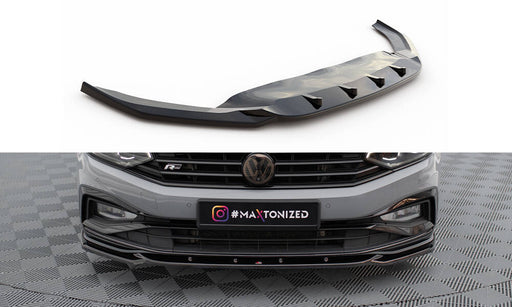 Maxton Design Front Splitter V.2 Volkswagen Passat R-Line B8 Facelift