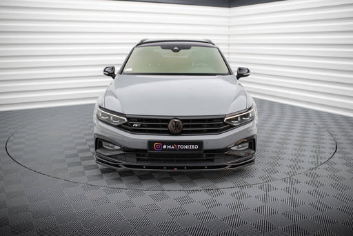 Maxton Design Front Splitter V.2 Volkswagen Passat R-Line B8 Facelift