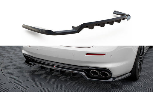 Maxton Design Rear Splitter (with vertical bars) Maserati Ghibli Mk3 Facelift