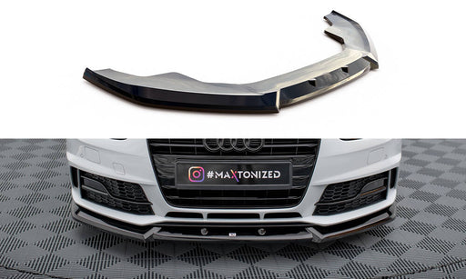 Maxton Design Front Splitter V.1 Audi A4 Competition B8 Facelift