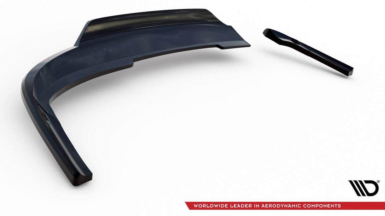 Maxton Design Rear Splitter (with vertical bars) Audi A4 Competition B8 Facelift