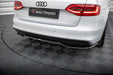 Maxton Design Rear Splitter (with vertical bars) Audi A4 Competition B8 Facelift