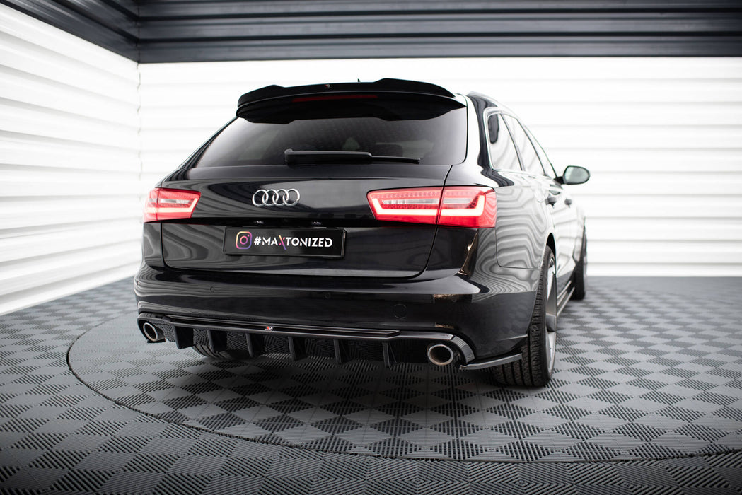 Maxton Design Rear Valance Audi A6 Avant C7 (Version with single exhausts on both sides)