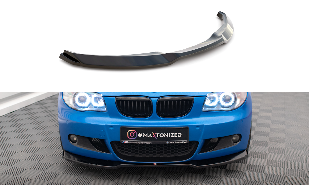 Maxton Design Front Splitter V.1 BMW 1 M-Pack E87 Facelift