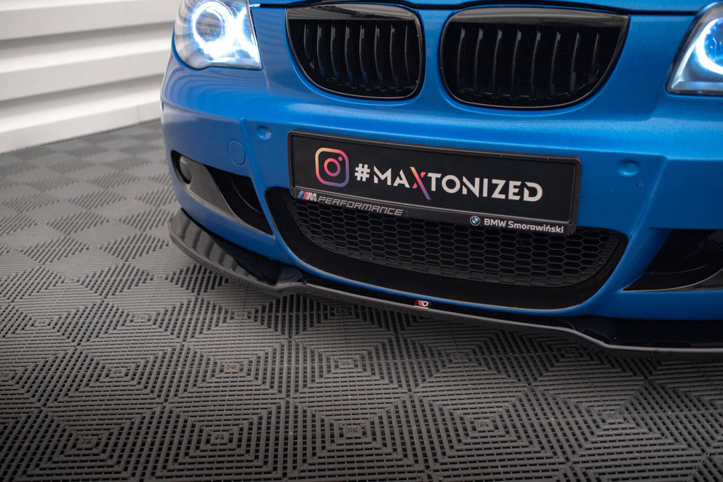 Maxton Design Front Splitter V.1 BMW 1 M-Pack E87 Facelift