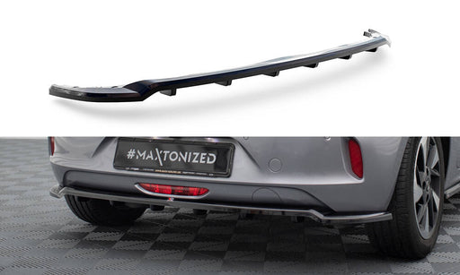 Maxton Design Rear Splitter (with vertical bars) Opel Corsa - e F ( Mk6)