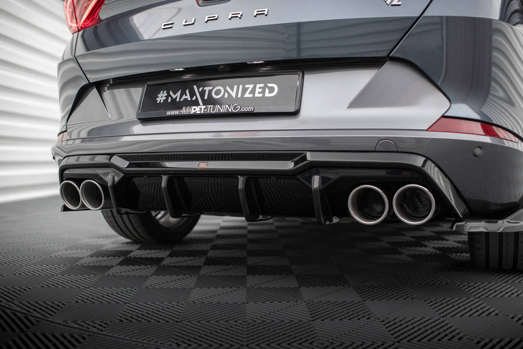 Maxton Design Rear Valance V.3 + Exhaust Ends Imitation Cupra Formentor Mk1