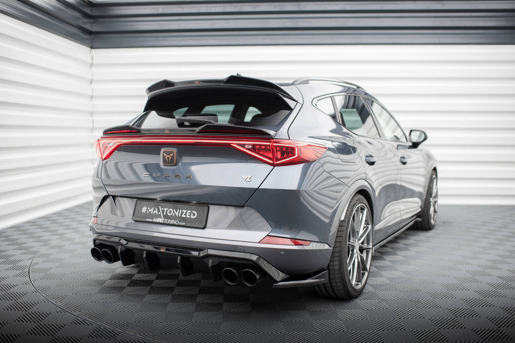 Maxton Design Rear Valance V.3 + Exhaust Ends Imitation Cupra Formentor Mk1