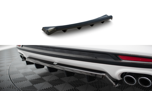 Maxton Design Rear Splitter (with vertical bars) Ford Mondeo Sport Mk5 Facelift / Fusion Sport Mk2 Facelift