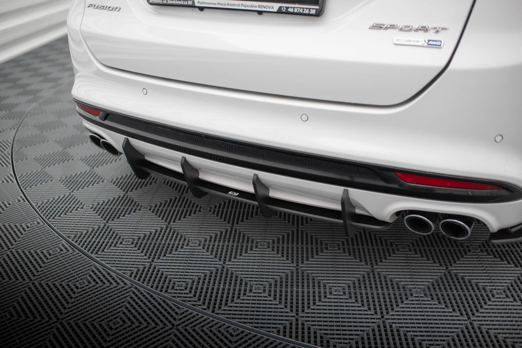 Maxton Design Street Pro Rear Diffuser Ford Mondeo Sport Mk5 Facelift / Fusion Sport Mk2 Facelift