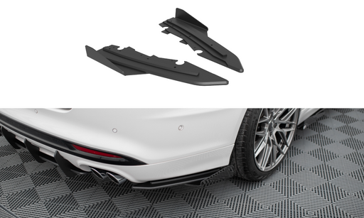 Maxton Design Street Pro Rear Side Splitters + Flaps Ford Mondeo Sport Mk5 Facelift / Fusion Sport Mk2 Facelift