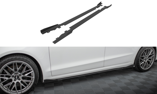 Maxton Design Street Pro Side Skirts Diffusers + Flaps Ford Mondeo Sport Mk5 Facelift / Fusion Sport Mk2 Facelift