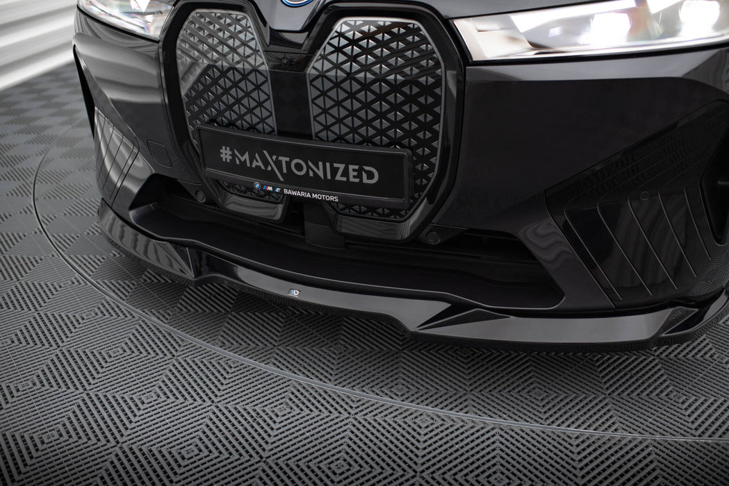 Maxton Design Front Splitter V.2 BMW iX M-Pack i20