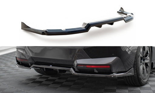 Maxton Design Rear Splitter (with vertical bars) BMW iX M-Pack i20