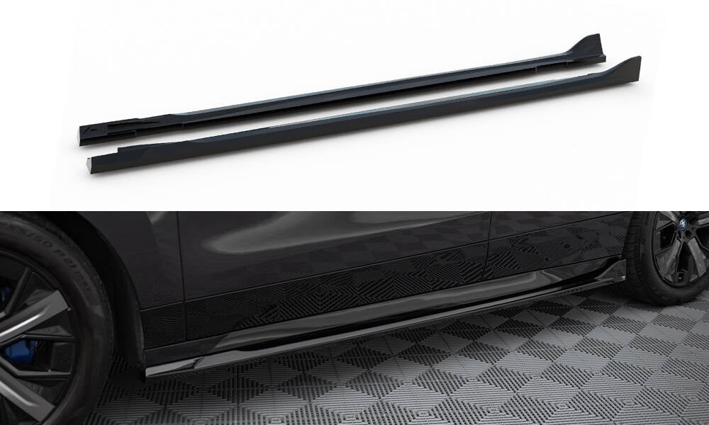 Maxton Design Side Skirts Diffusers BMW iX M-Pack i20