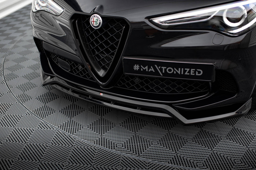 Maxton Design Front Splitter Alfa Romeo Stelvio Quadrifoglio Mk1