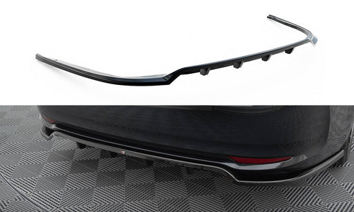 Maxton Design Rear Splitter (with vertical bars) Toyota Avensis Sedan Mk3 Facelift