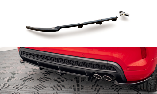 Maxton Design Rear Splitter (with vertical bars) Fiat 500X Sport Mk1 Facelift