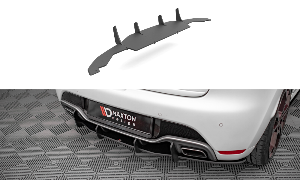 Maxton Design Street Pro Rear Diffuser Renault Clio RS Mk4