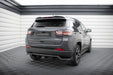 Maxton Design Rear Splitter (with vertical bars) Jeep Compass Limited Mk2 Facelift