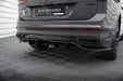 Maxton Design Rear Splitter (with vertical bars) Volkswagen Tiguan R-Line Mk2 Facelift