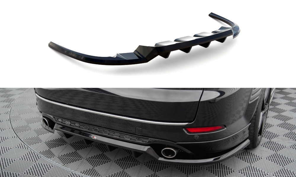 Maxton Design Rear Splitter (with vertical bars) Ford Mondeo ST-Line Mk4 Facelift