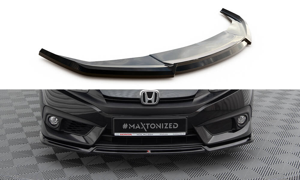 Maxton Design Front Splitter V.2 Honda Civic Mk10