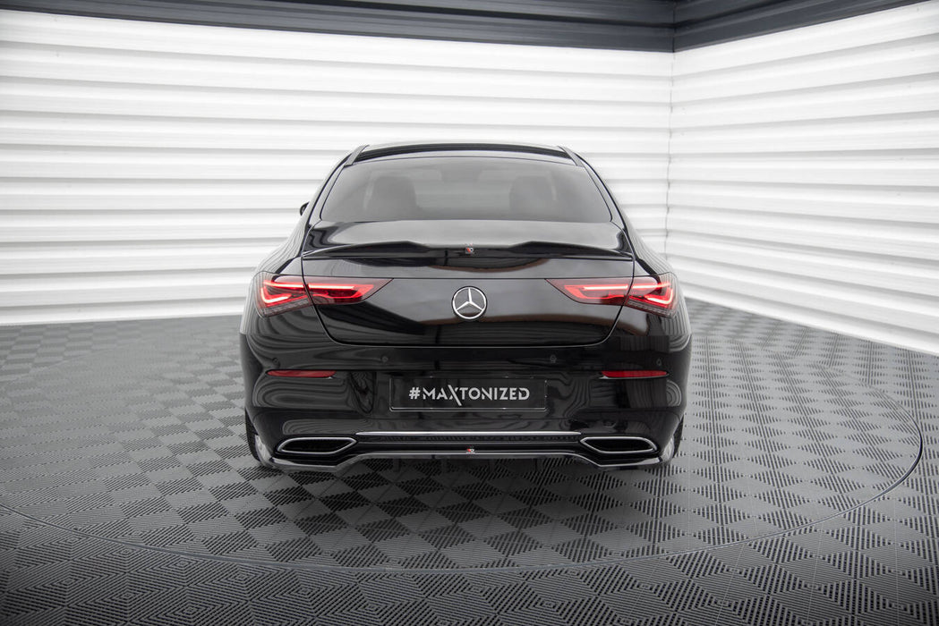 Maxton Design Rear Splitter (with vertical bars) Mercedes-Benz CLA Coupe C118