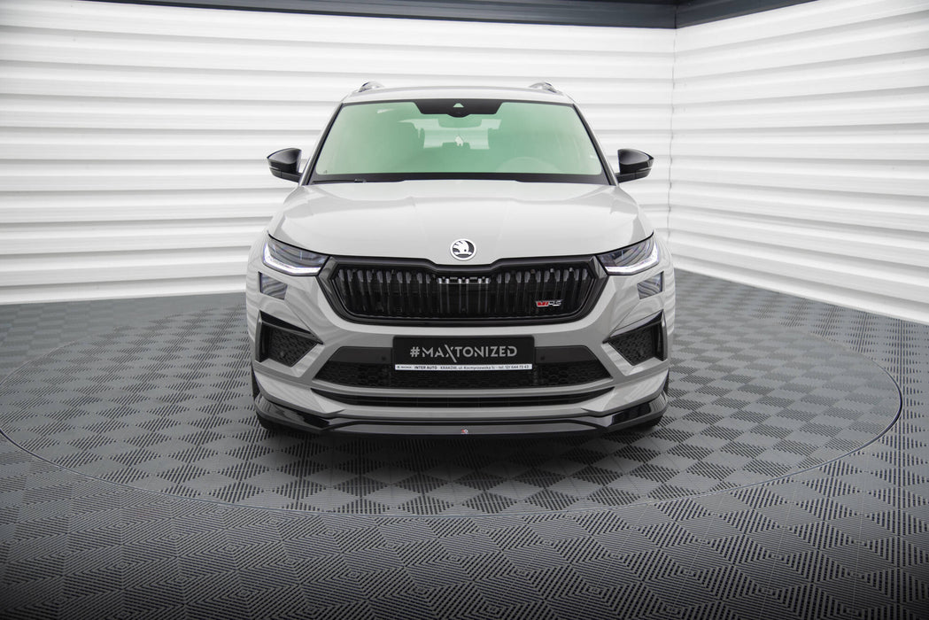 Maxton Design Front Splitter V.2 Skoda Kodiaq RS Mk1 Facelift