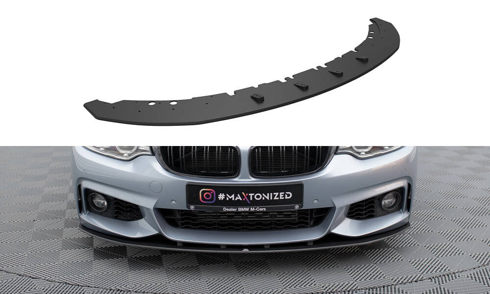 Maxton Design Street Pro Front Splitter BMW 4 Coupe / Gran Coupe / Cabrio M-Pack F32 / F36 / F33