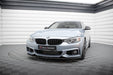 Maxton Design Street Pro Front Splitter BMW 4 Coupe / Gran Coupe / Cabrio M-Pack F32 / F36 / F33