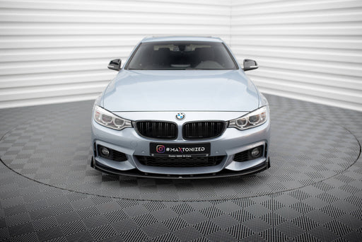 Maxton Design Street Pro Front Splitter + Flaps BMW 4 Coupe / Gran Coupe / Cabrio M-Pack F32 / F36 / F33